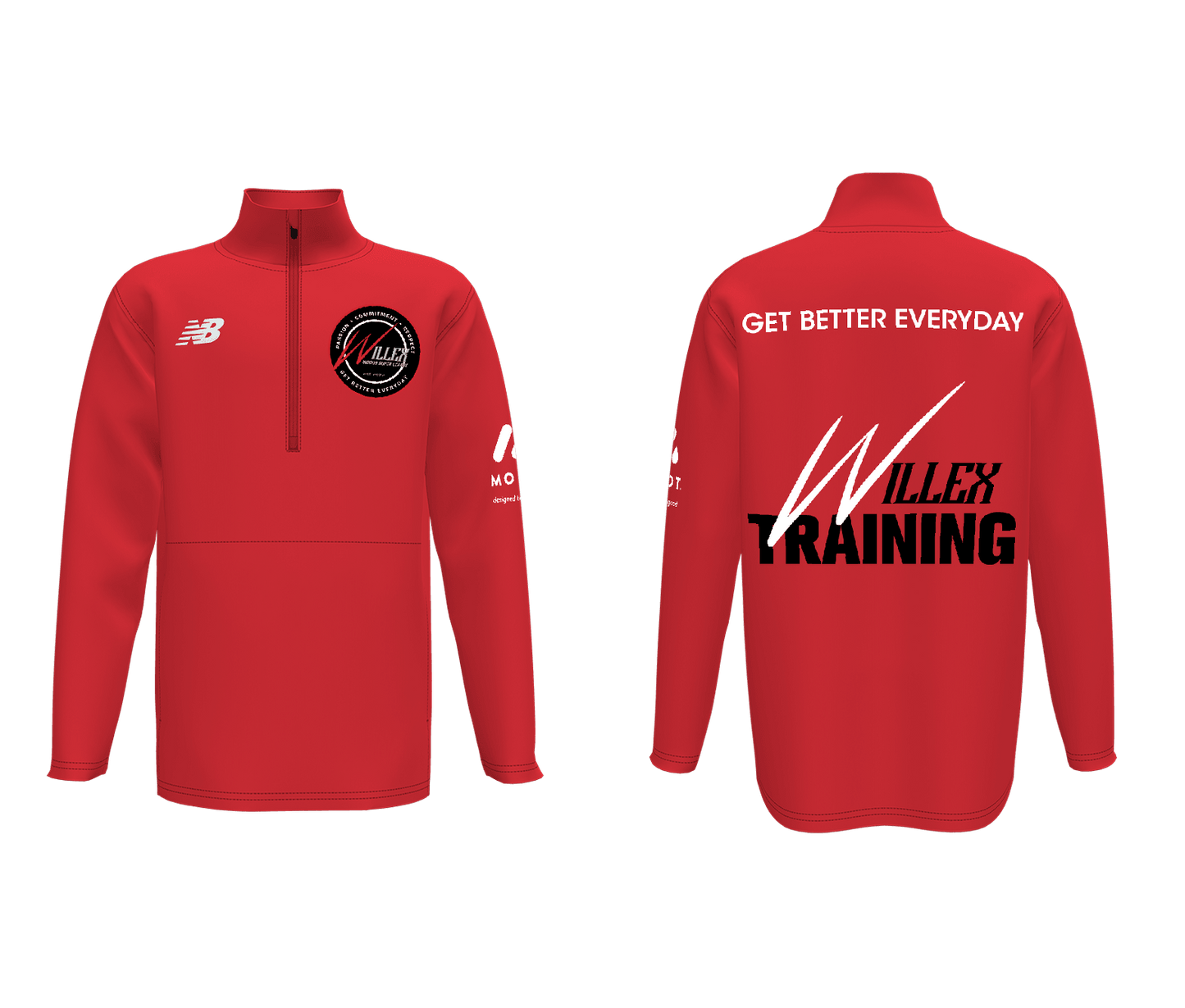 Custom Thermal Half Zip Men's