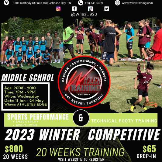 MIDDLE SCHOOL WINTER  COMPETITIVE TRAINING